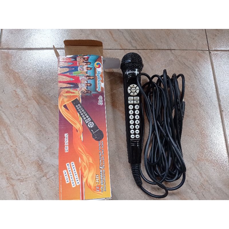 Mic kabel senheiser/Mic-33/mic karaoke/pidato/jualan/second