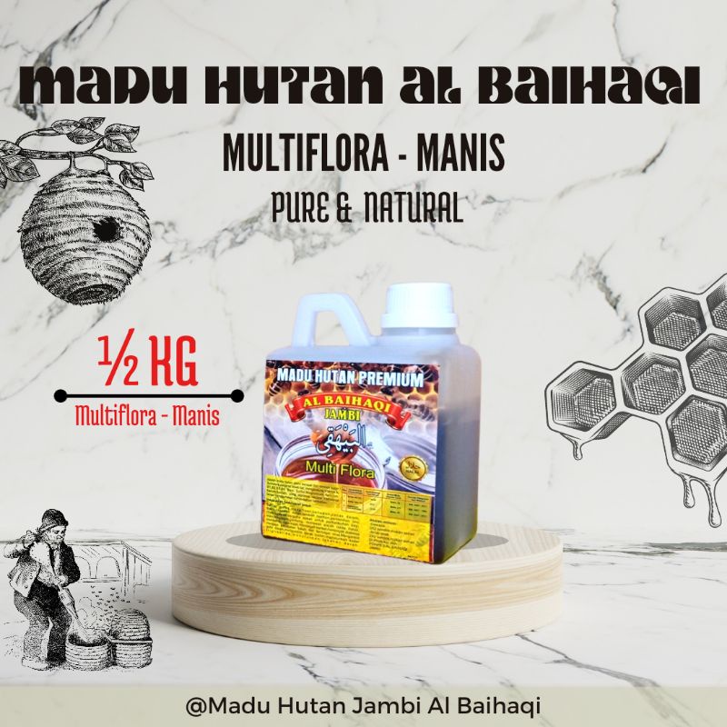 

MADU MURNI - MULTIFLORA MANIS (½ KG)