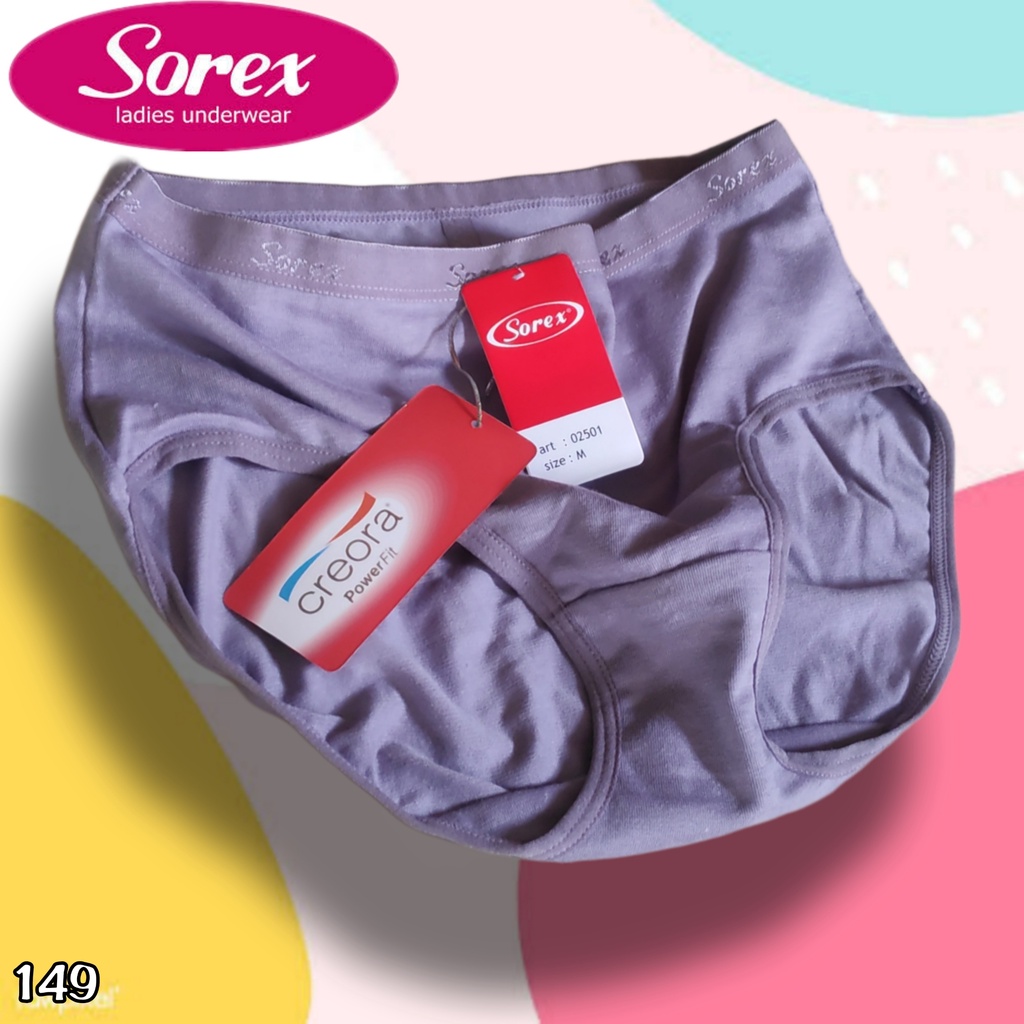 K149 - (Harga Per 1 Potong) CELANA DALAM WANITA PAKAIAN DALAM PAKAIAN WANITA CD SOREX SIZE M - XXL