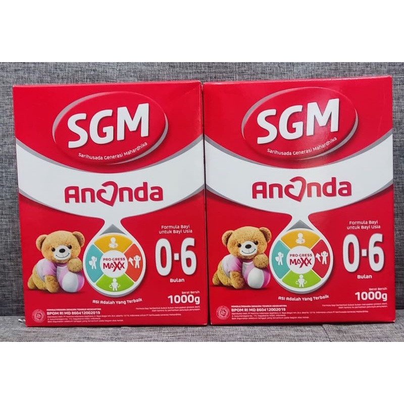 SGM Ananda Susu Formula  Bayi 0-6 bulan