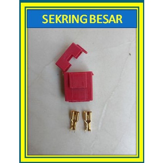 Rumah sekring keramik tancap besar untuk mobil dan sepeda / fuse box