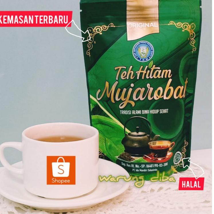 

《packingaman》 Teh Hitam Mujarobat (45gr & 100gr) HALAL Bisa COD