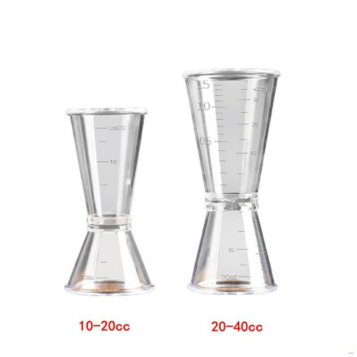 [Gelas Takar] Jigger Plastik 20/40 Ml/Double Jigger/Gelas Ukur/Gelas Takar [Pengukur]