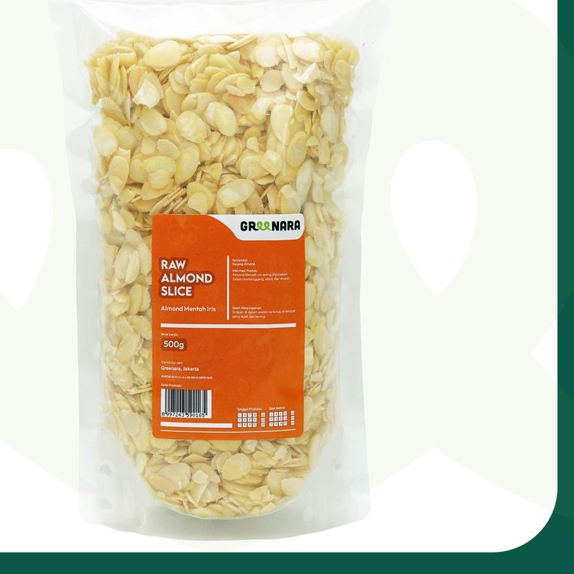 

☛ Almond Sliced Natural 500gr almond iris 500 gram ✺