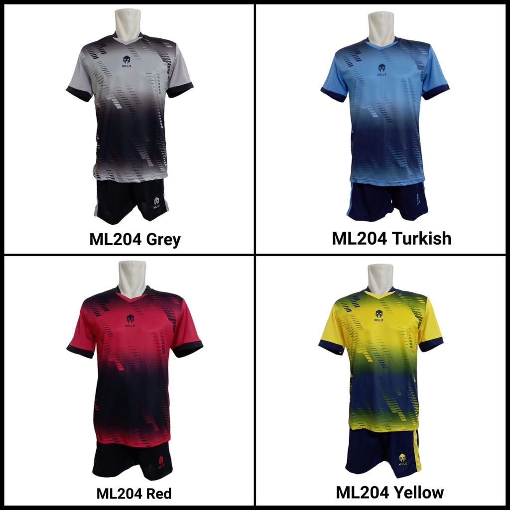 Baju Kaos Celana Setelan Olahraga  Futsal SepakBola Takraw / Jersey Bola / Jersey Futsal / Kaos Voli / Seragam Olahraga Dewasa ML204