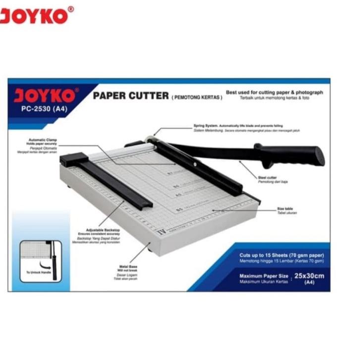 

Joyko PC-2530 Alat Pemotong Kertas A4 Paper Cutter A4
