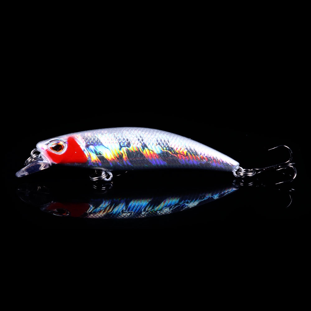 HENGJIA 100PCS New Sinking Minnow Umpan Pancing 6.5g 6.8cm Swimbait Fishing Lure Ikan Bass Bait Kail Tackle