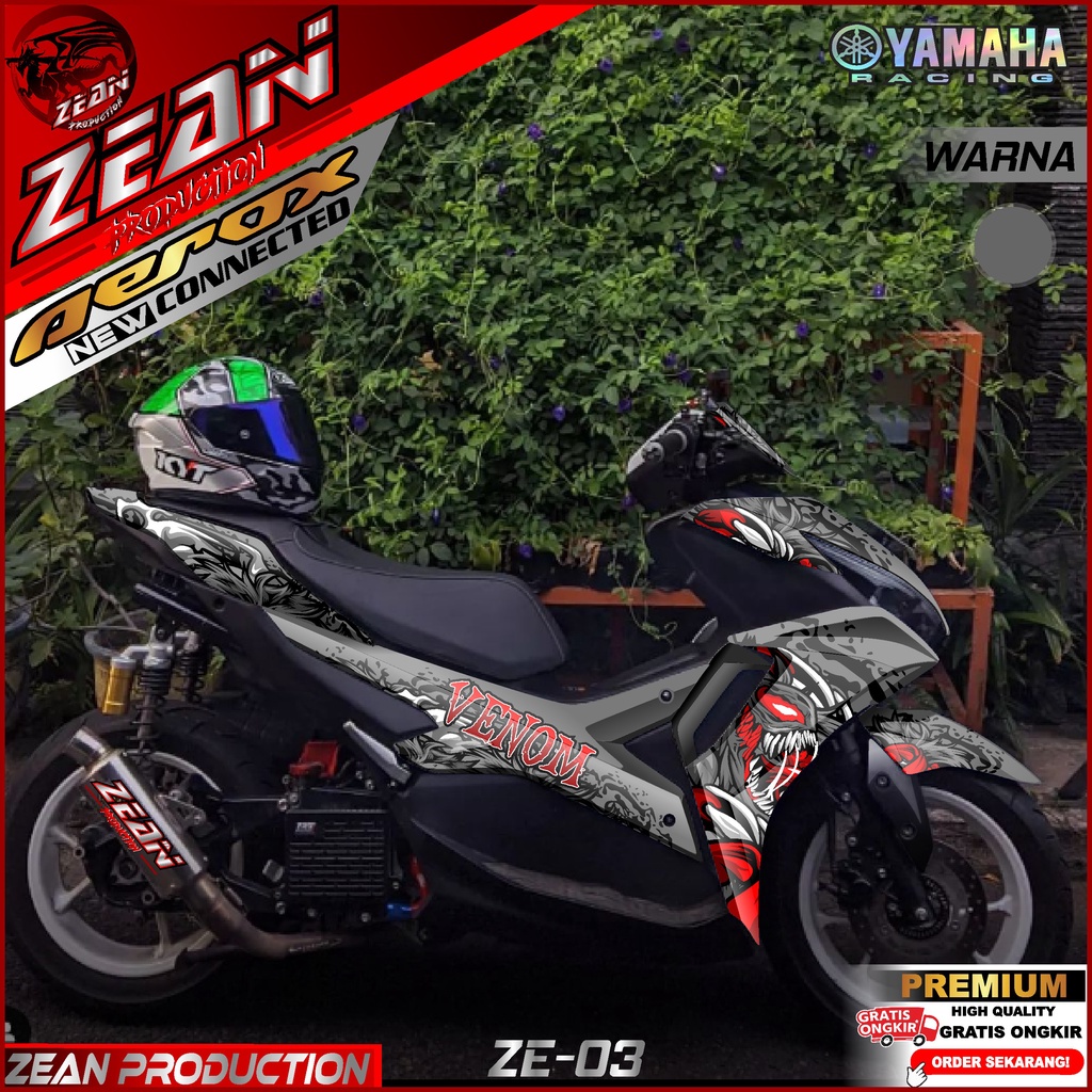 (PROMO COD) TERBARU Decal Sticker All New Aerox 155 Connected 2020 2021 2022 2023 Fullbody - Dekal S