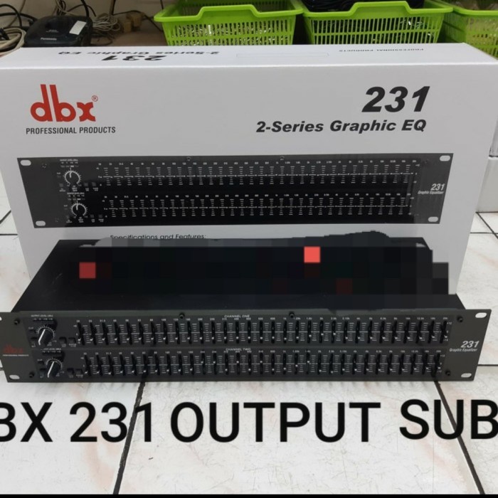 Equalizer DBX 231 + Output Subwofer Graphic Equalizer