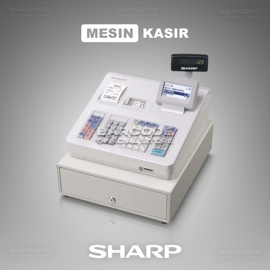 Sharp XE-A307 Mesin Kasir Cash Register Dual Display XE A307