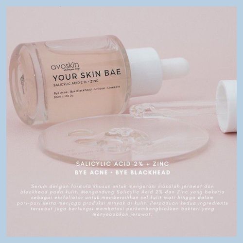 Avoskin Your Skin Bae Salicylic Acid 30ml-Untuk Kulit Komedo Serum / Jerawat / Berminyak