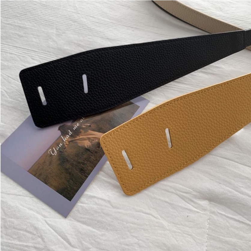 HOPYLOVY Belt Wanita Knotted Waist Ikat Pinggang Wanita Silang Simple Wide Lilit Leilani