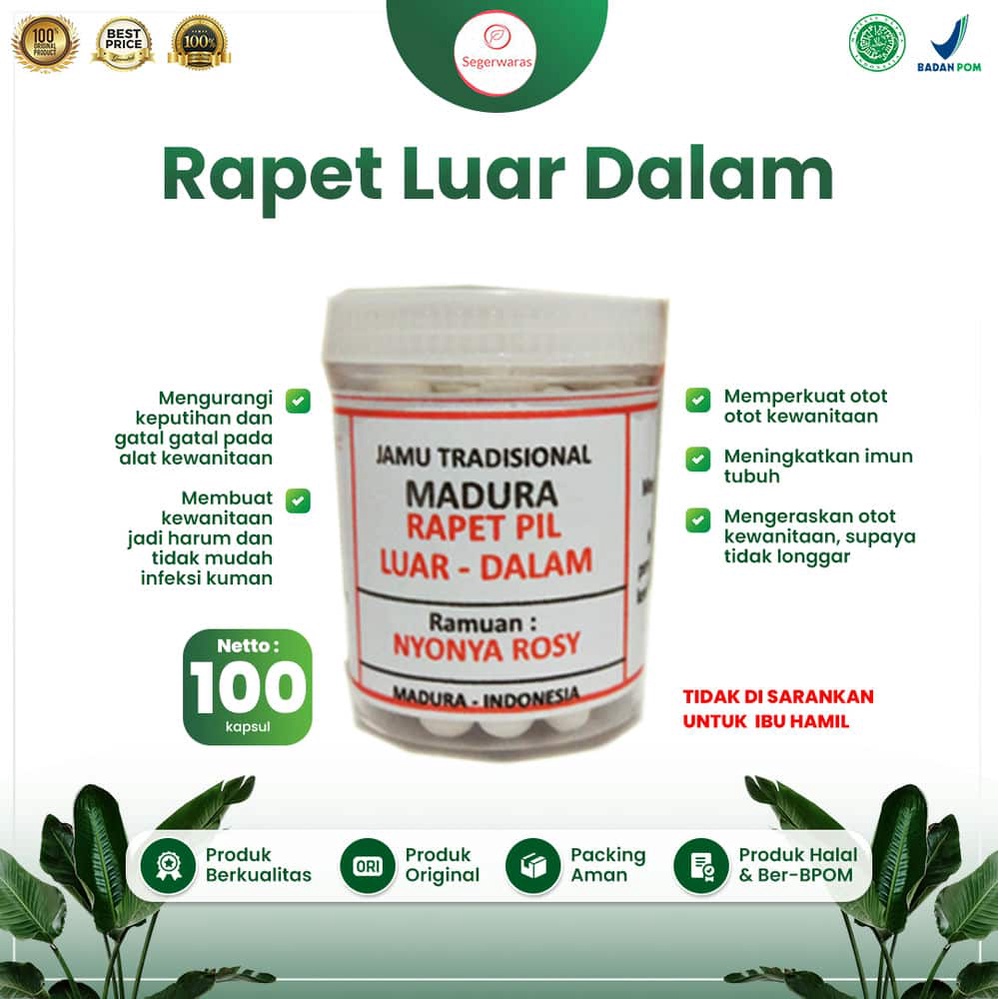 Pil Virgin Rapet Keset Luar Dalam Nyonya Rosy Jamu Empot Perapat Miss V Obat Herbal Tradisional Madu