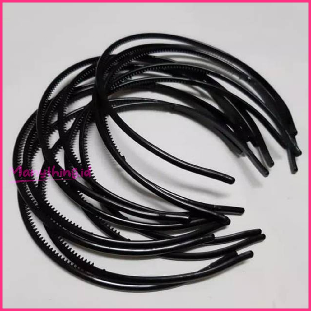 Bando Hitam / Bando Plastik Polos / Bando Pria Dan Wanita / Bando Rambut Termurah