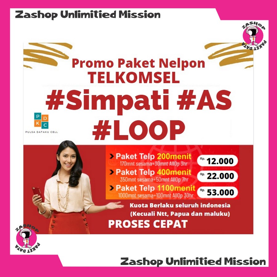 ISI ULANG PAKET NELPON TELKOMSEL SEMUA OPERATOR 1100 MENIT 30 HARI ( TELPON BULANAN )