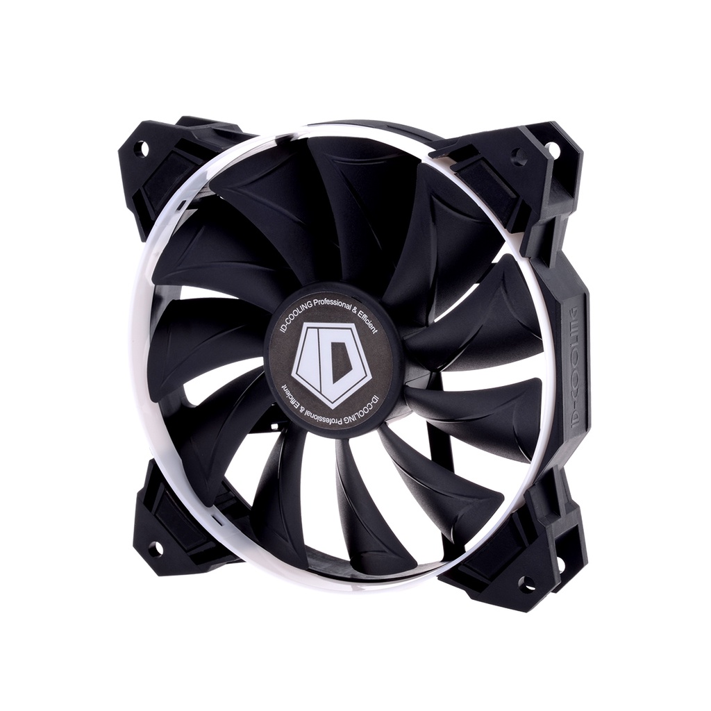 FAN CASE ID-COOLING SF-12025 WHITE RGB 12CM TRAY