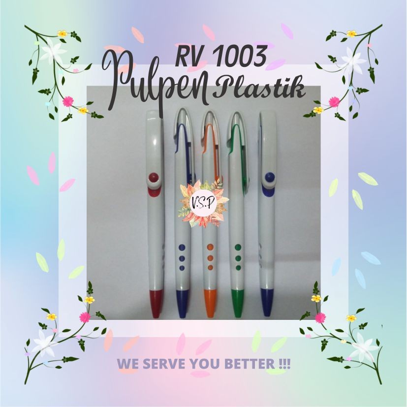 

Pulpen Plastik RV 1003 / Souvenir Wedding Seminar kit Murah