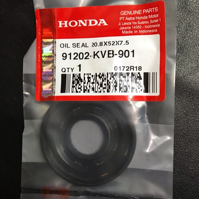 SIL OLI OIL SEAL 20,8X52X7,5 Asli Honda 91202KVB901
