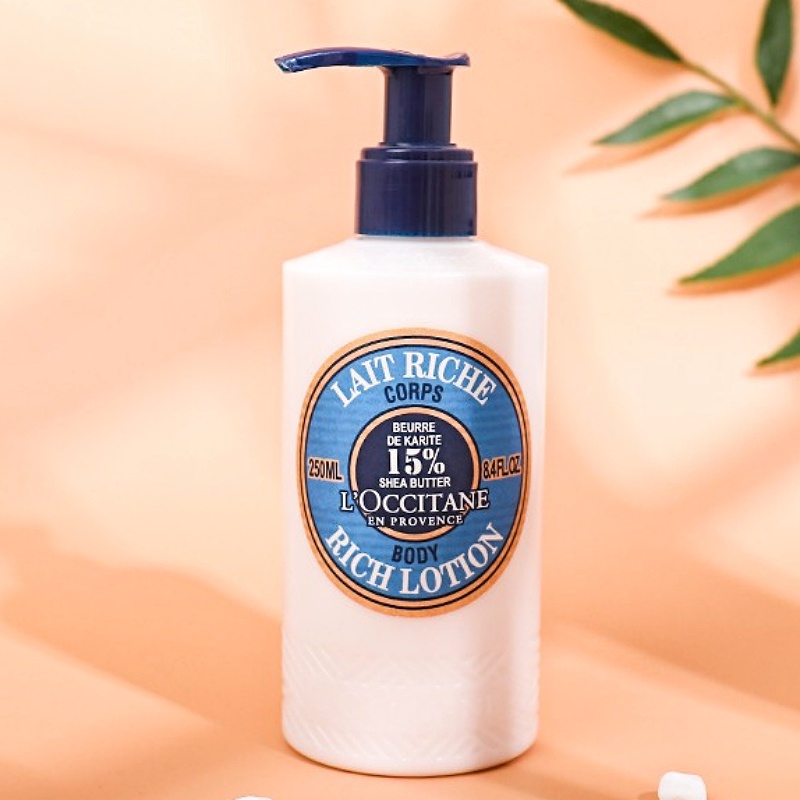 Loccitane Shea Butter Body Lotion 250ml/ Losion Tubuh/ krim tubuh Pelembab Kulit Kering