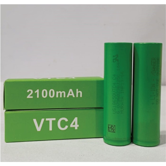 new BATERAI VTC4 2100 MAH Type 18650