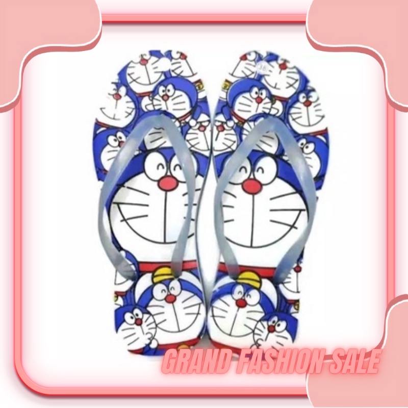 [LOKAL] DOMMO - D5092 Sandal Jepit DORAEMON SENDAL JEPIT MURAH