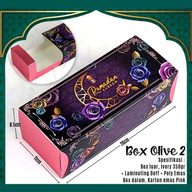 

BOX KUE LEBARAN IDUL FITRI - OLIVE 2 .