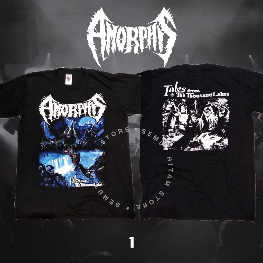 Kaos AMORPHIS TALES FROM THE THOUSAND LAKES Builtup Band Musik Metal Punk Rock Grunge Prapatan Rebel