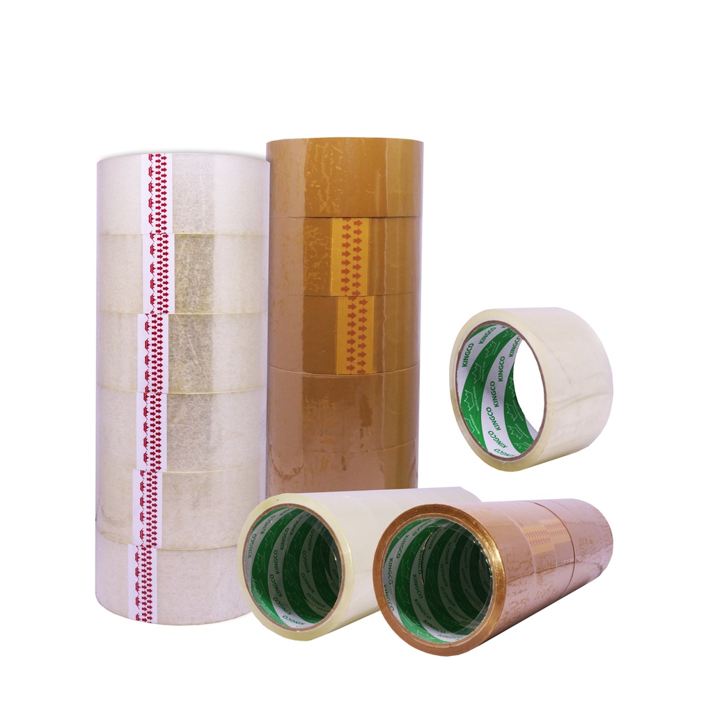 

Lakban/isolasi/Plakban/selotip Kingco Bening dan Coklat