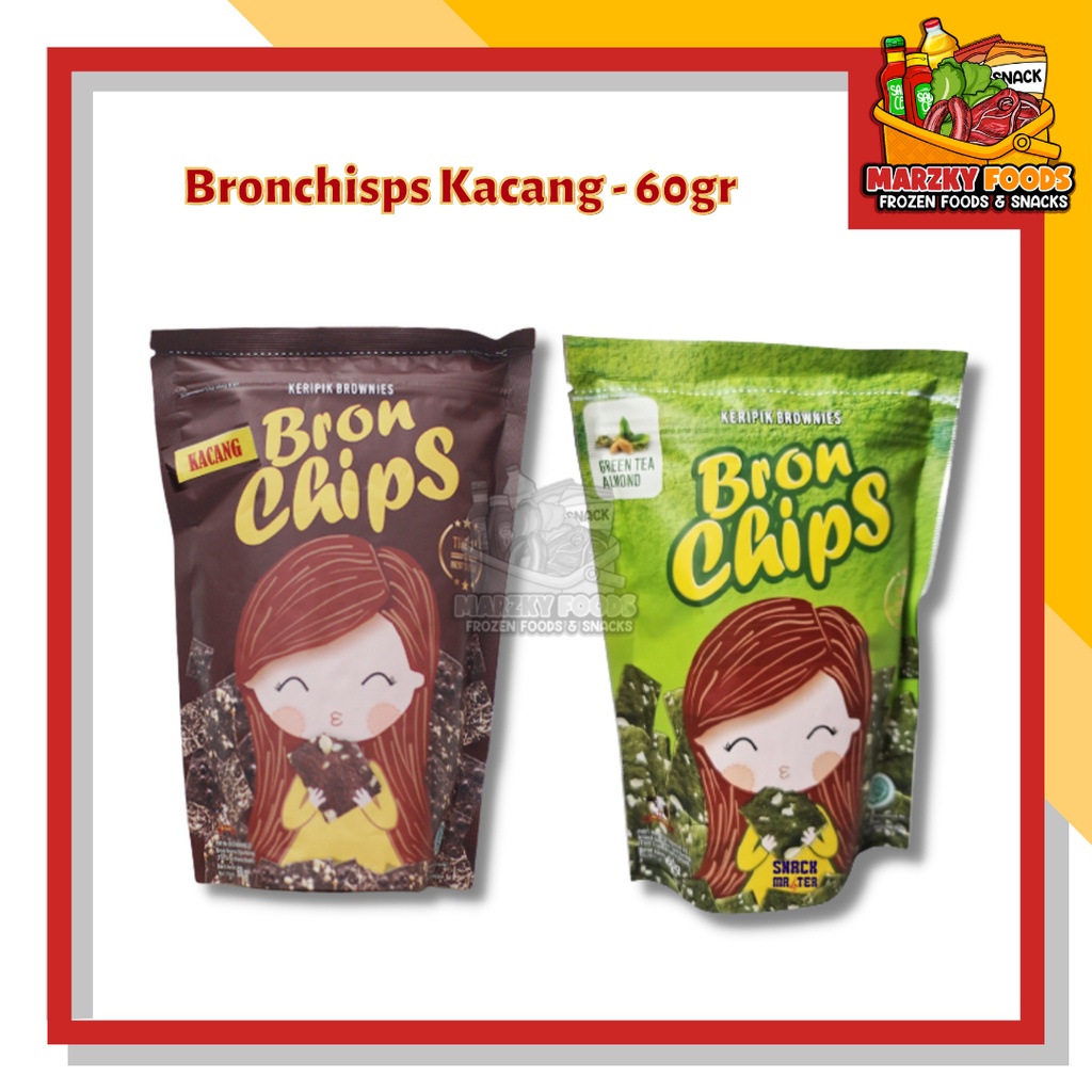 

Keripik Brownies BRONCHIPS Rasa Choco chips Green tea Keju, Kacang Moccachino Ready Makassar