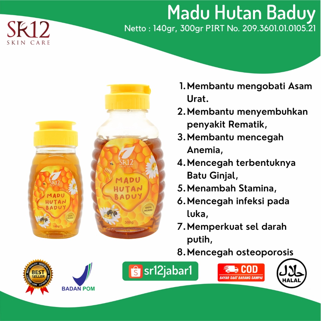 

Madu Hutan Baduy SR12 / Madu Asli / Mencegah Anemia / Mengobati Asam Urat