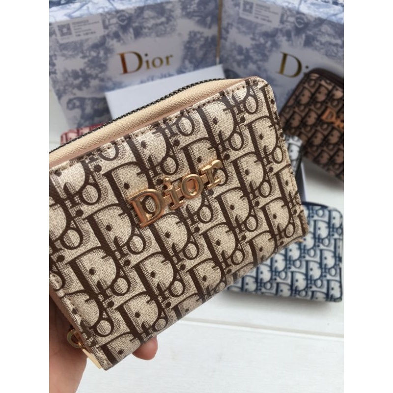 DOMPET WANITA CD DIOR LIPAT RES MINI KODE D-618 FREE BOX DOMPET WANITA DOMPET UANG