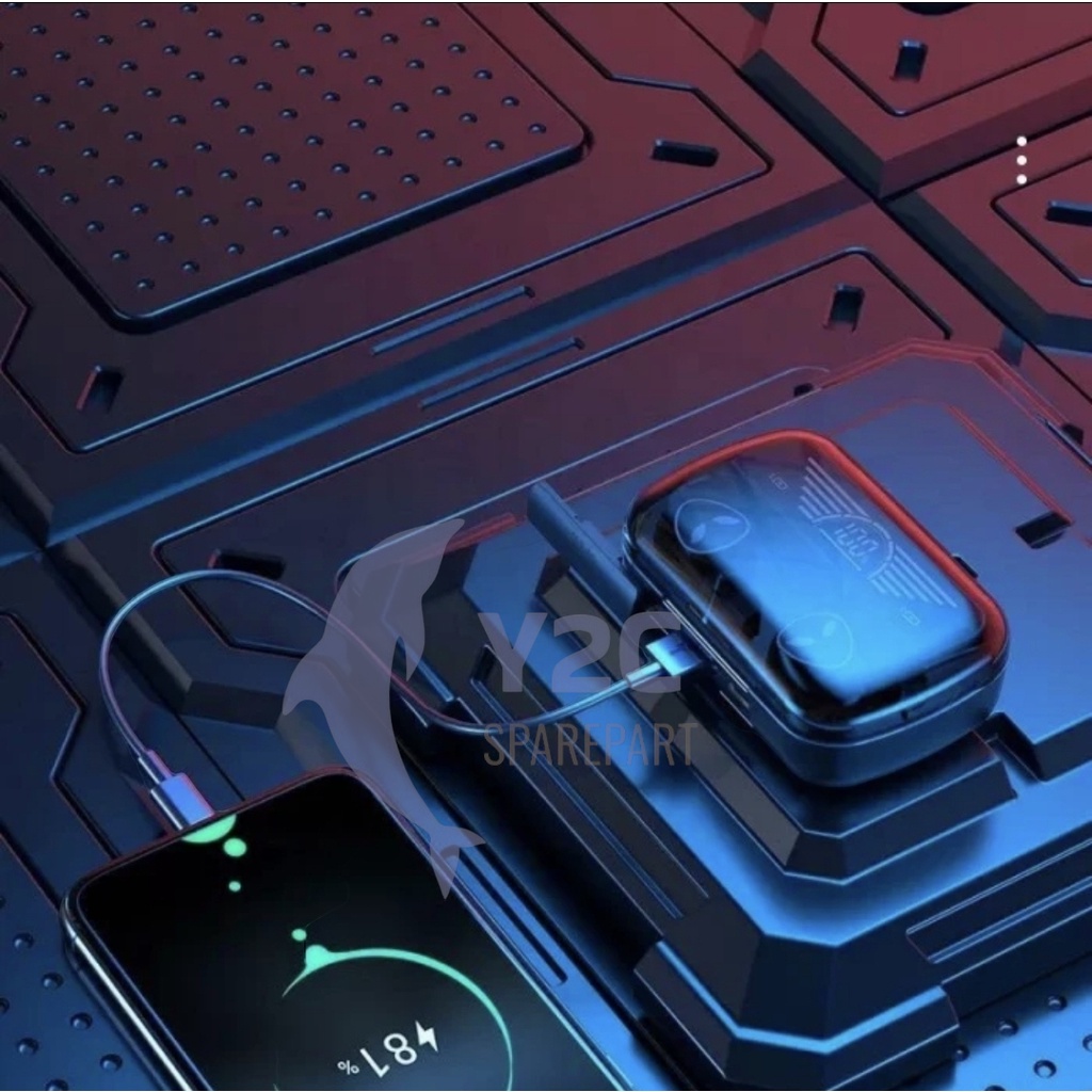 EARPHONE TWS M20 BLUETOOTH V5.3 / EARBUD / HANDSFREE EARPHONE HEADPHONE HEADSET GAMING