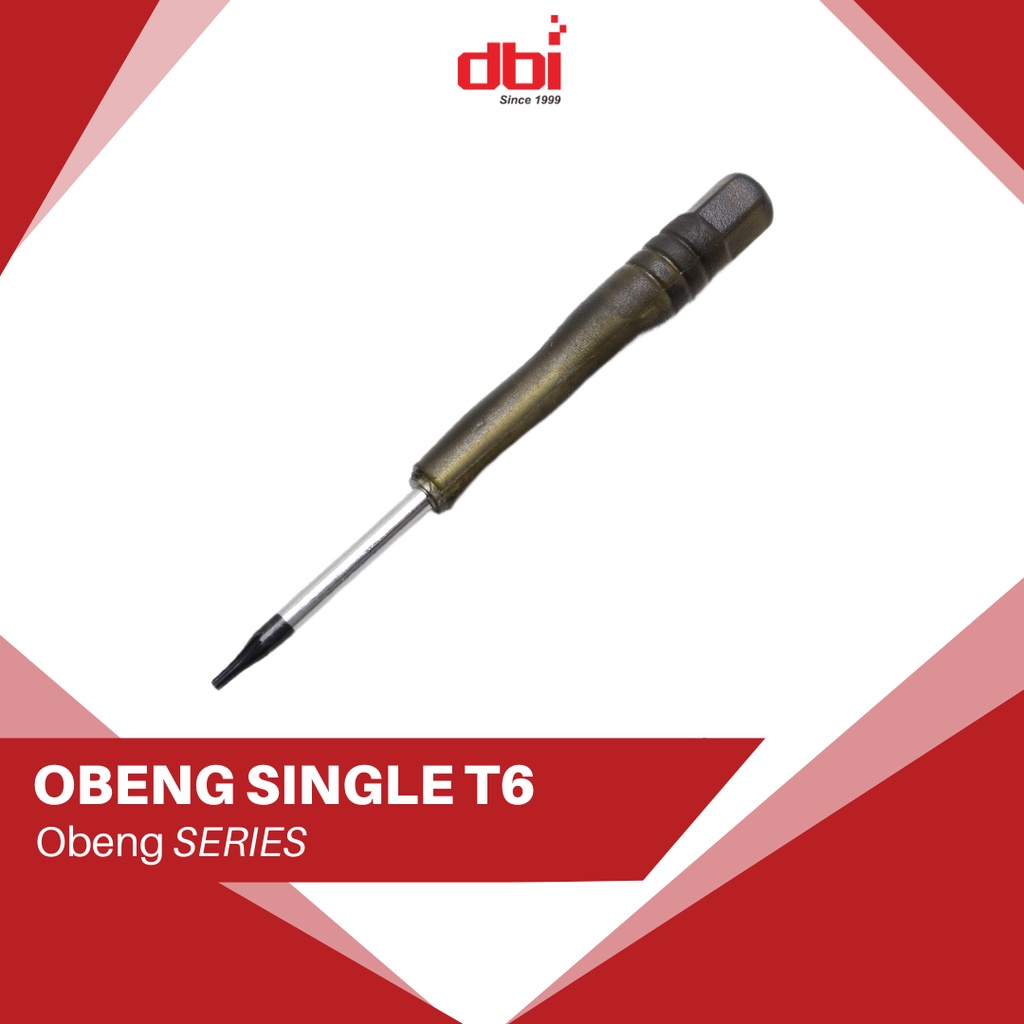 Obeng Single Magnetik Mini T5 T6 Plus + 1.5, 2.0, 2.5, 3.0, Y3.0, Star 0.8 untuk Perbaikan HP Android Jam Kacamata