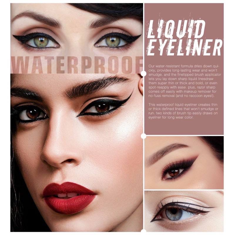 O TWO.O Liquid Eyeliner Waterproof A/B