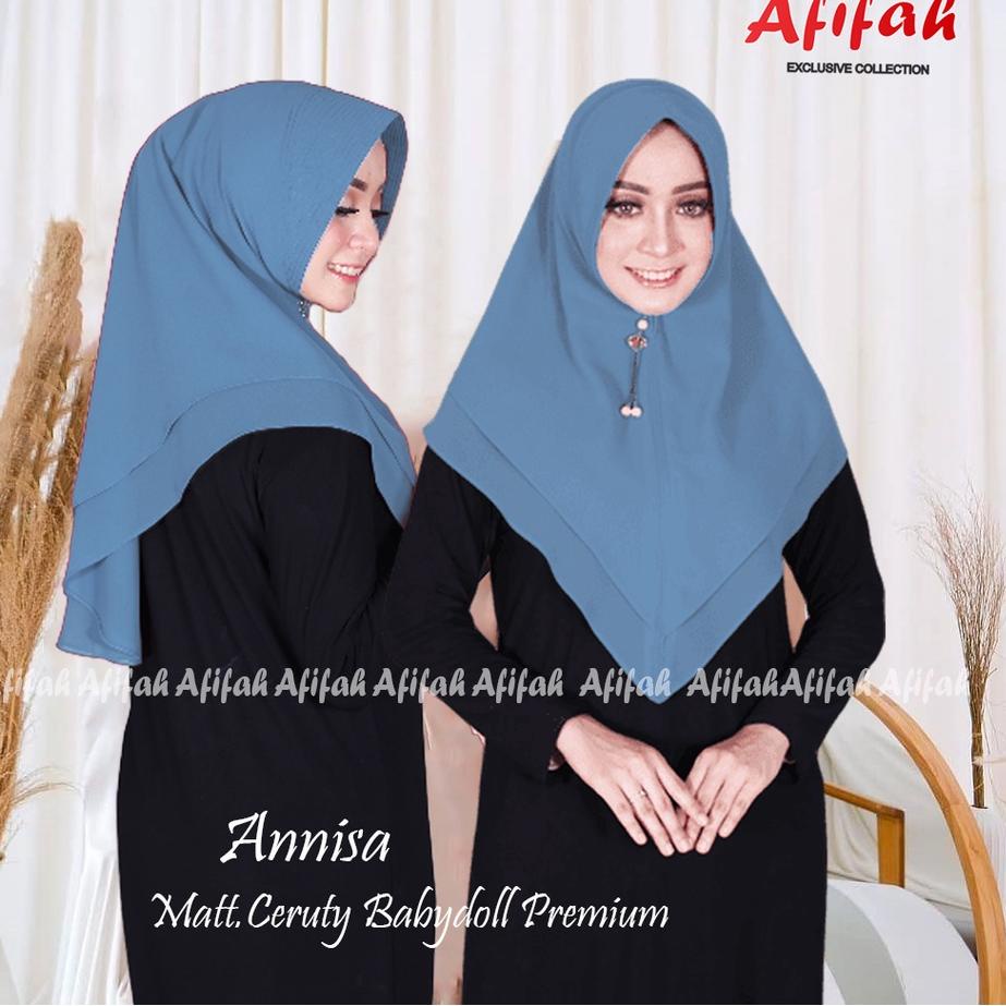 KHIMAR CERUTY LANCIP 2 LAYER PREMIUM/KERUDUNG CERUTY BABYDOLL PREMIUM LANCIP/LV/ KHIMAR  LV CERUTY