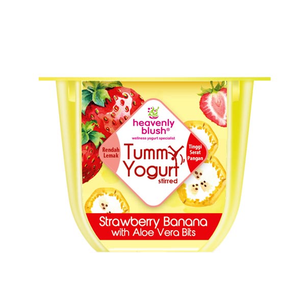 

HEAVENLY BLUSH YOGURT STIRRED TUMMY STRAWBERRY BANANA 80 GR