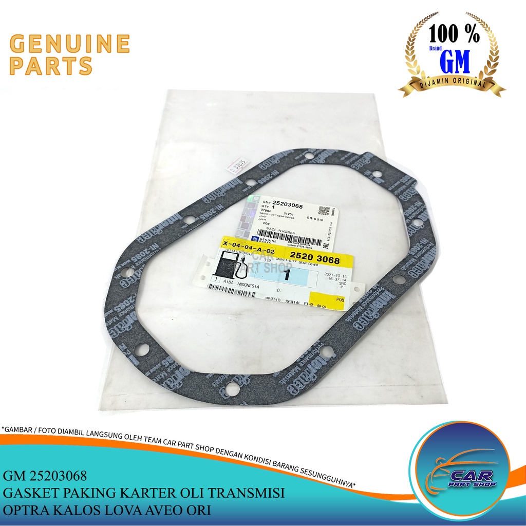 GASKET PAKING PACKING KARTER OLI TRANSMISI OPTRA KALOS LOVA AVEO ORI