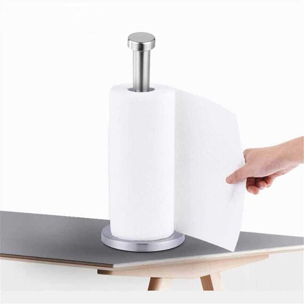 (BISA COD) FTIHSHP Fostor Tempat Tisu Kitchen Paper Roll Towel Holder Stand - SV75