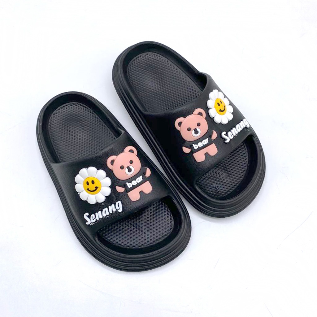 Sandal Anak Perempuan Sandal Selop Motif Lucu Kekinian Model Terbaru size 24-35