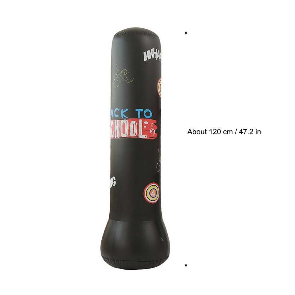 ang Samsak Pompa Inflatable Boxing Training Target 120 cm - VK012 - Black