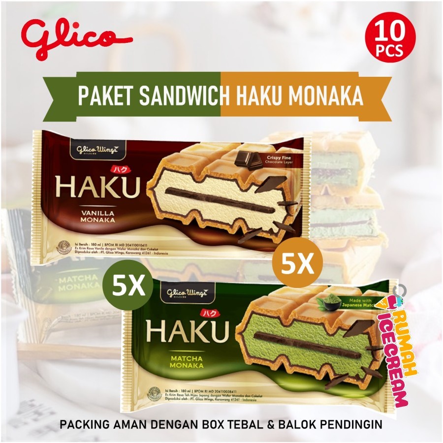 

Paket Sandwich Haku Monaka 10pcs