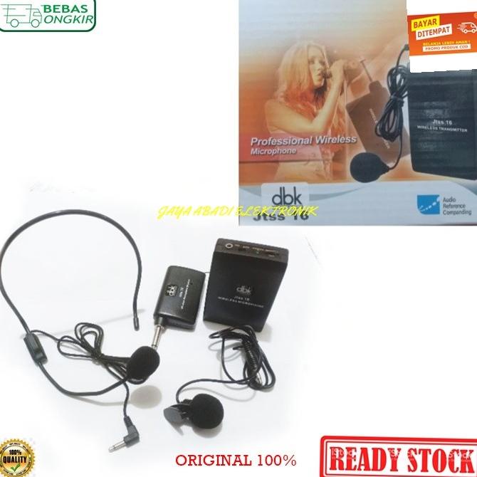 MIC WIRELESS CLIP ON BANDO HEADSET MIK WIRELES JEPIT KLIP KE