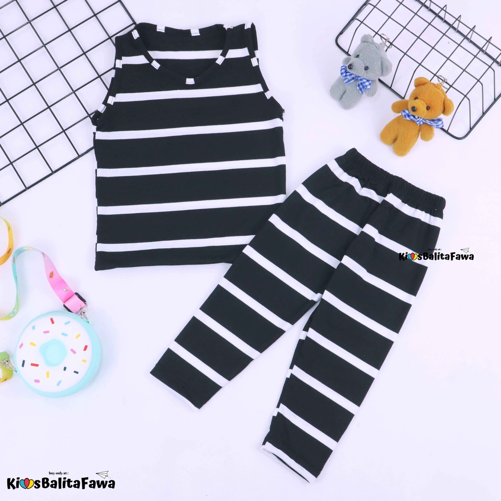 Set Sherly uk Bayi - 4 Tahun / Setelan Tanktop Celana Panjang Legging Kaos Baby Baju Bayi Anak Perempuan Babycinnamon