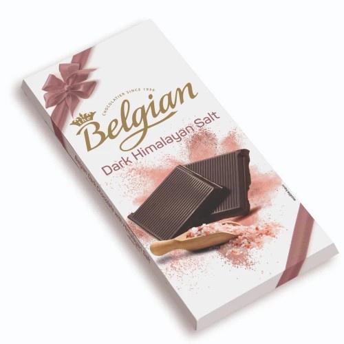 

The Belgian Dark Chocolate Himalayan Salt 100gr Cokelat Impor