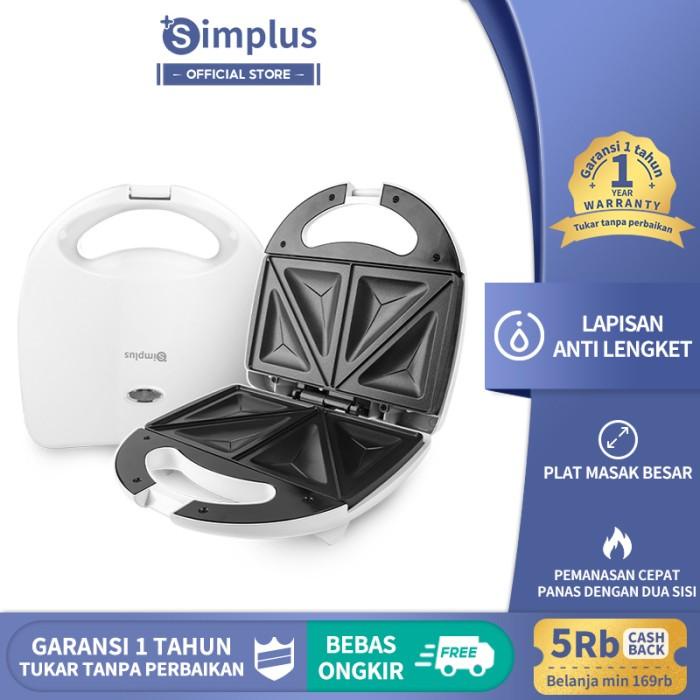 Simplus Sandwich Maker Low Watt Pemanggang Roti Mesin