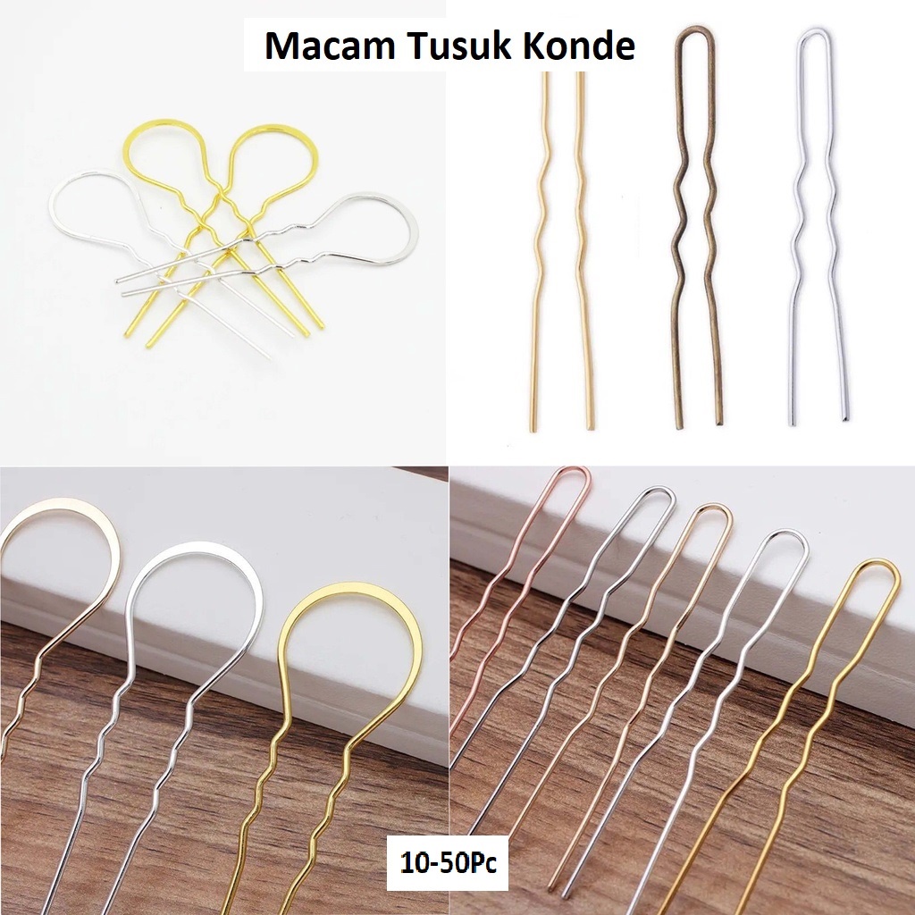 Tusuk Konde Besar Polos - Tusuk Konde Headpiece Harga/10-50pc