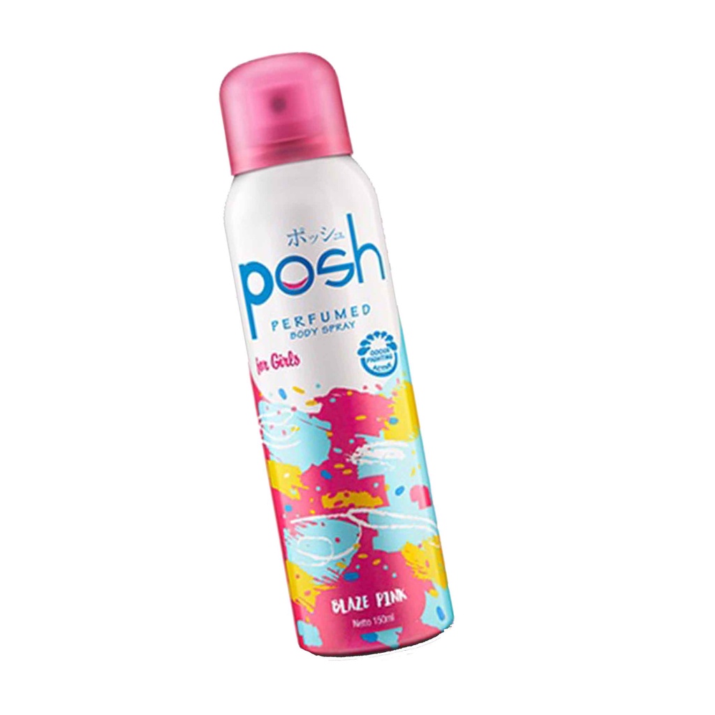 Posh Perfumed Body Spray For Girls/ Minyak Wangi / Blaze Pink /150ml