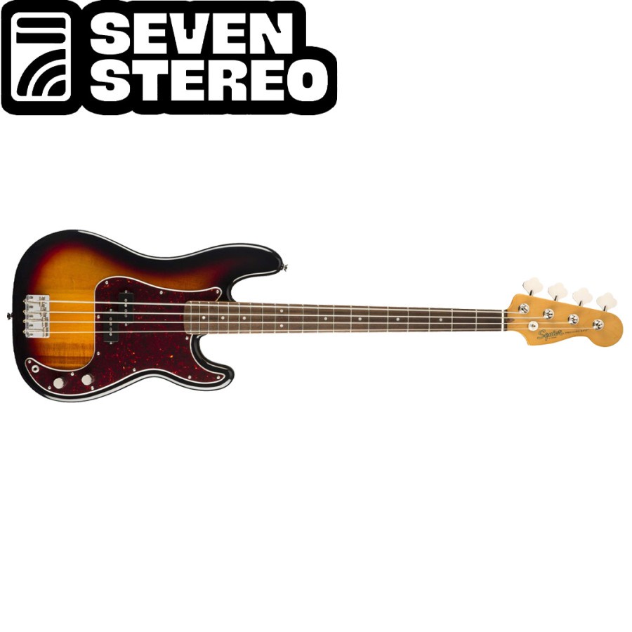 Squier Classic Vibe 60s Precision Bass Guitar 3-Tone Sunburst