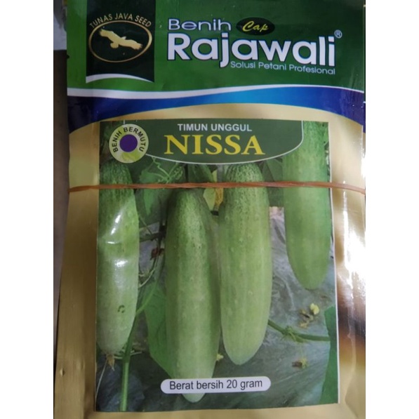 obat pertanian Benih timun unggul NISSA CAP RAJAWALI 20gr