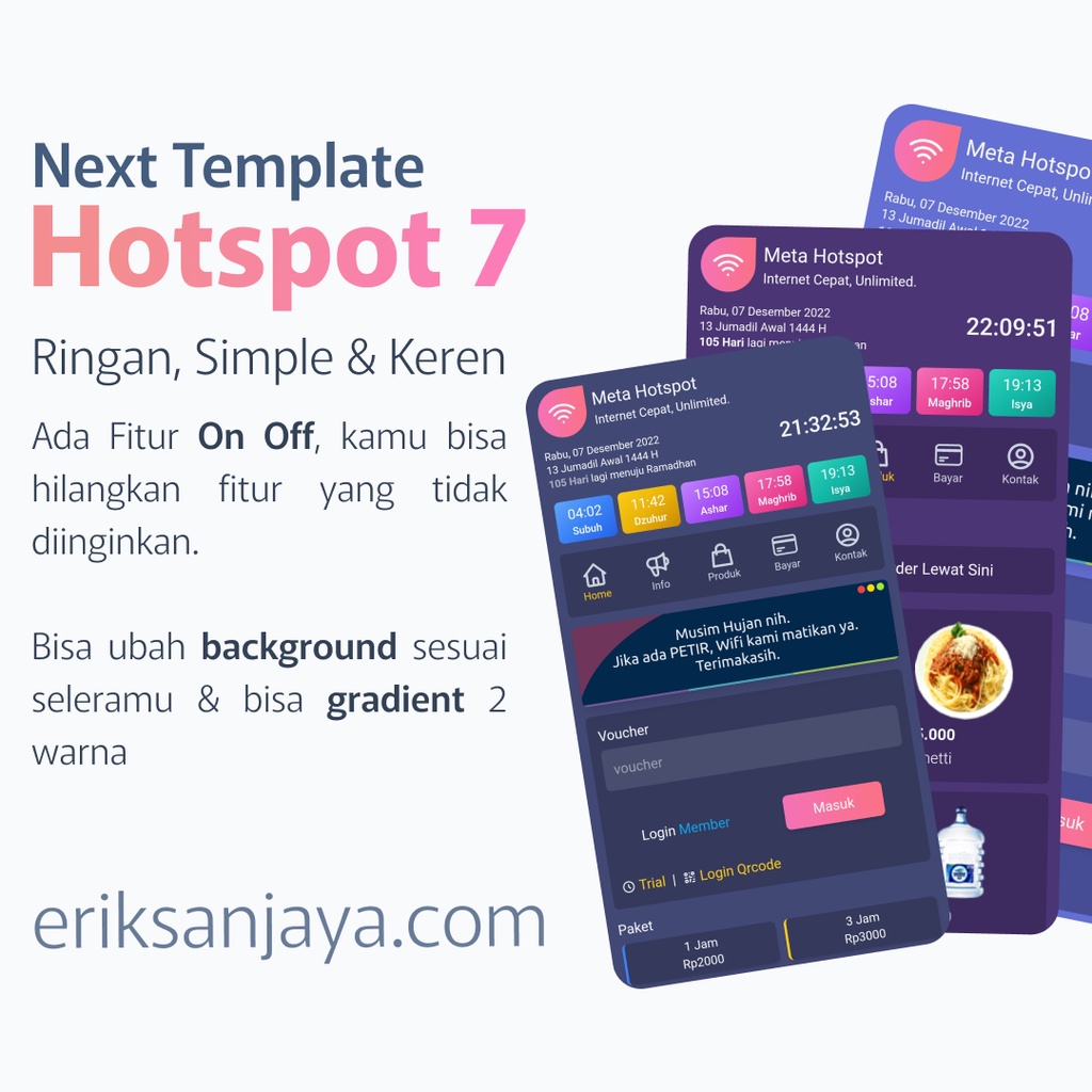 Login Page Hotspot Mikrotik 7B